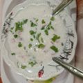 Dolly Tolani का कुकस्नैप जब उन्होंने सलाद मिक्स दही रायता (Salad mix dahi raita recipe in hindi) बनाया था।