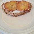 El cooksnap de Carmen Cruz cuando hizo Tostada de queso crema y manzana en freidora de aire 🍎.