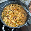 El cooksnap de Gisela Giralt Lapeña cuando hizo Arroz con pulpitos encebollados.