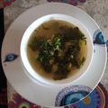 El cooksnap de JJ Pinel cuando hizo 76. Puchero vegano de garbanzos con col rizada.