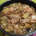 El cooksnap de Rafel Curto cuando hizo Pollo encebollado con champiñones al orégano.