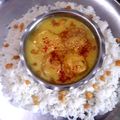 Mrinalini Sinha का कुकस्नैप जब उन्होंने कड़ी चावल (Kadhi chawal recipe in Hindi) बनाया था।