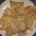 El cooksnap de Suri cuando hizo Totopos y tostadas de tortilla de maíz.