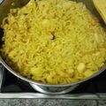El cooksnap de Tania Luengo cuando hizo Fideua con pescado.