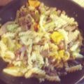 El cooksnap de profeelda cuando hizo Tornillos con carne en tiras y brócoli.