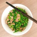 Cooksnap của hprobotic khi họ làm theo món Bò Xào Hoa Thiên Lý