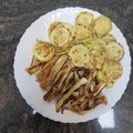 El cooksnap de Melanio Esteban cuando hizo Berenjenas a la plancha.