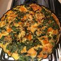 El cooksnap de Marite Parra cuando hizo Quiche de espinacas y calabaza.