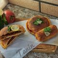 il Tanin quando ha preparato Focaccia in padella con peperoni, melanzane e cipolle
