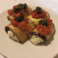 El cooksnap de Julieta Luján cuando hizo Canelones de berenjena con relleno de ricotta y espinacas.