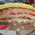 El cooksnap de Valentina cuando hizo Torre de panqueques salada 🥞.