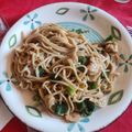 El cooksnap de Hans Dassé cuando hizo Tallarines mongolianos.