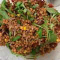 El cooksnap de Miriam Asenjo Sanchez cuando hizo Ensalada de lentejas con vinagreta de mostaza.
