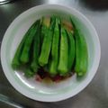  Ting匠手作 的 燙青菜～秋葵 cooksnap