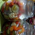 El cooksnap de Aldo Daniel cuando hizo Pickles de verduras.