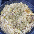 El cooksnap de Javier Botello cuando hizo Risotto de calabacín y langostinos.
