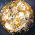 El cooksnap de Miguel Angel Rodríguez cuando hizo Pollo a la cerveza con champiñones.