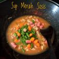 Cooksnap dari Bunda Maulida untuk resep Sup Merah Sosis
