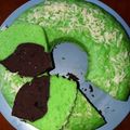 Cooksnap dari wiemol untuk resep Bolu coklat pandan kukus