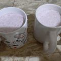 Saira Abdullah's cooksnap of when they made Strawberry shake.