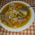 El cooksnap de Bazan Fito cuando hizo Locro criollo no muy grasoso.