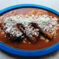 El cooksnap de Manuel Lopez cuando hizo Entomatadas a la Oaxaqueña.