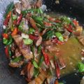 Cooksnap dari Dian Dulari untuk resep Ikan asin gabus oseng cabe hijau