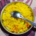 Falguni Shah's cooksnap of when they made બટાકા પૌંઆ (Bataka Poha Recipe In Gujarati).