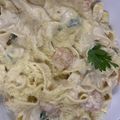 El cooksnap de Gladys Urbano Aparicio cuando hizo Salsa de camarones al ajo para pastas.