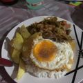El cooksnap de Xavier cuando hizo Churrasco ecuatoriano.