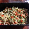 El cooksnap de Maricarmen Meza cuando hizo Arroz Yakimeshi con salsa Tampico.