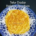 Cooksnap Nur Azliani Amer semasa beliau membuat Telur Dadar Halalan Toyiban.