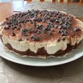 El cooksnap de Esther De Leiva cuando hizo Tarta de queso mascarpone y chocolate.