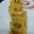 Aruna Thapar's cooksnap of when they made Mango Kalakand.