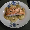 El cooksnap de Eva Martinez cuando hizo Salmón al horno.