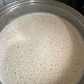 El cooksnap de Paola Arias cuando hizo Leche de soja perfumada.