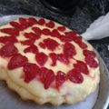 El cooksnap de clauelizondo cuando hizo Tarta de frutillas con pastelera y crema chantilly.