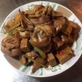 上班族小廚師 的 底舖皇宮菜上滷雞肉豆干 cooksnap