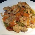 El cooksnap de mari cuando hizo Pollo con Almendras al estilo Chino.
