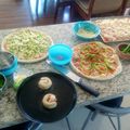 El cooksnap de Bruno Olmedo cuando hizo Masa Para Pizza.