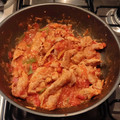 El cooksnap de Diego Arista cuando hizo Bistec de cerdo a la mexicana.