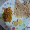 Mrs. Rashid's cooksnap of when they made Chana dal fry.