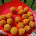 Cooksnap dari Viola Febiola untuk resep Cilok kripsi pelangi isi keju