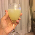 El cooksnap de Angélica cuando hizo Pisco sour chileno.