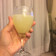 El cooksnap de Angélica cuando hizo Pisco sour chileno.