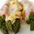 El cooksnap de anna maria cuando hizo Espárragos blancos con jamón cocido y gratinados con mayonesa.