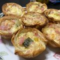 El cooksnap de Rocio belen cuando hizo Tarteletas de cebolla y queso.