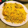 Zobia Sajjad's cooksnap of when they made Chicken Biryani.