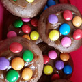 El cooksnap de Claudia Fernández cuando hizo Muffins de chocolate con corazón de dulce de leche.