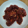 Cooksnap Vifya_kitchen semasa beliau membuat Ayam Masak Merah Simple.